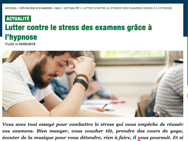 Lutter Contre Le Stress Des Examens Grâce à Lhypnose Hypnose Yvelines